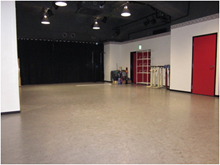 ダンススタジオ：平面図